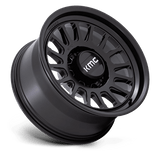 18X9 KMC KM452 IMPACT FORGED MONOBLOCK SATIN BLACK 8X180