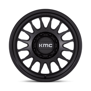 18X9 KMC KM452 IMPACT FORGED MONOBLOCK SATIN BLACK 8X180
