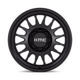 18X9 KMC KM452 IMPACT FORGED MONOBLOCK SATIN BLACK 8X180