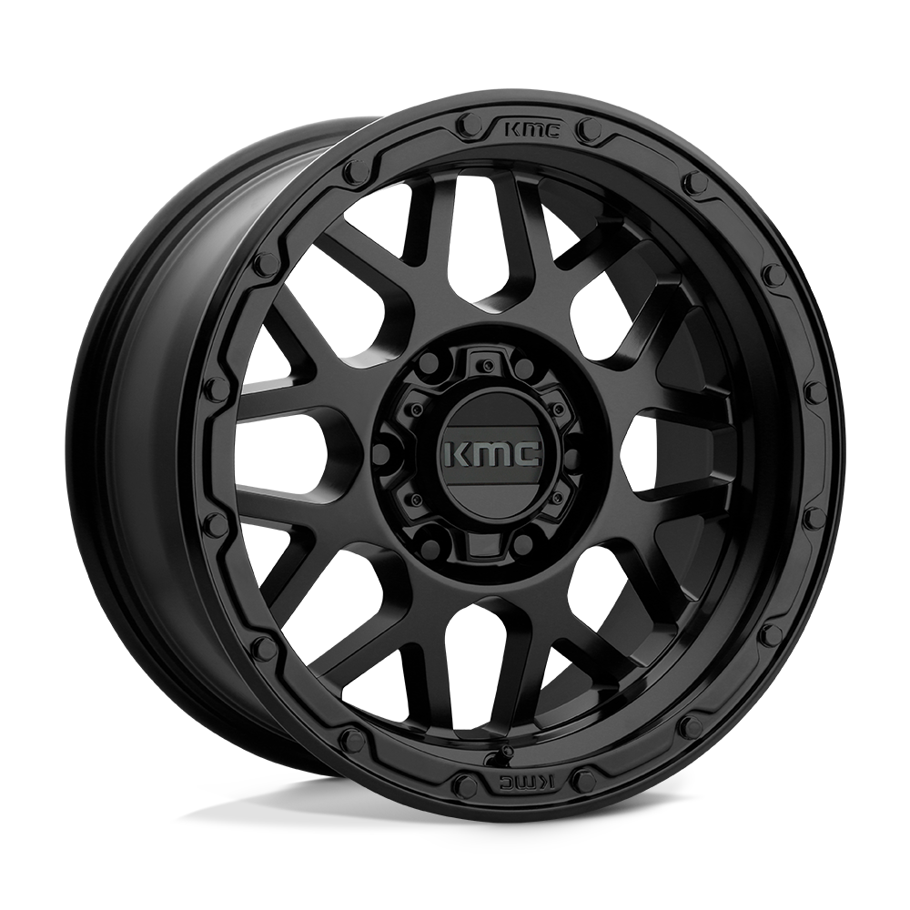 17X8.5 KMC KM535 GRENADE OFF-ROAD MATTE BLACK 8X165.1