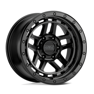 17X8.5 KMC KM540 RECON SATIN BLACK 5X127