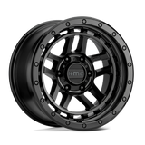 17X8.5 KMC KM540 RECON SATIN BLACK 6X135