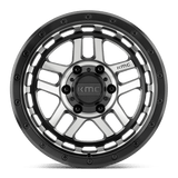 17X8.5 KMC KM540 RECON SATIN BLACK MACHINED 6X120