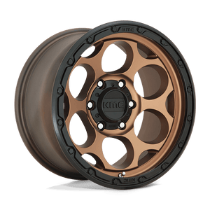 17X9 KMC KM541 DIRTY HARRY MATTE BRONZE W/ BLACK LIP 5X127