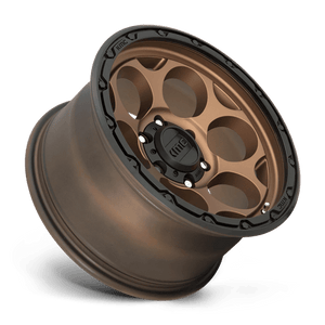 17X9 KMC KM541 DIRTY HARRY MATTE BRONZE W/ BLACK LIP 6X139.7
