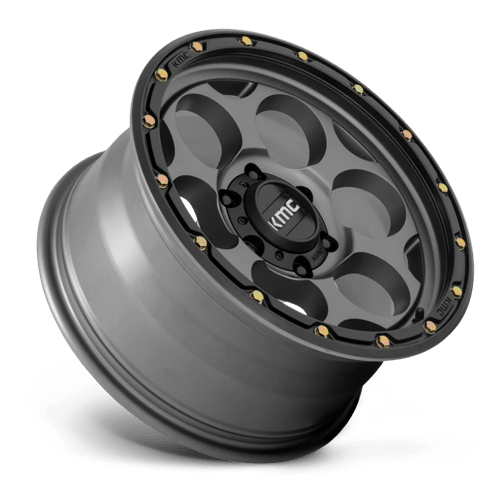20X9 KMC KM541 DIRTY HARRY SATIN GRAY W/ BLACK LIP 6X135