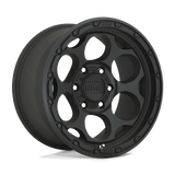 18X8.5 KMC KM541 DIRTY HARRY TEXTURED BLACK 6X139.7