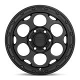 18X8.5 KMC KM541 DIRTY HARRY TEXTURED BLACK 5X150