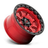 20X9 KMC KM548 CHASE CANDY RED W/ BLACK LIP 6X139.7