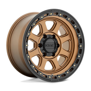 20X9 KMC KM548 CHASE MATTE BRONZE W/ BLACK LIP 8X180