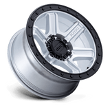 17X8.5 KMC KM551 OUTRUN MACHINED W/ GLOSS BLACK LIP 6X139.7