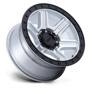 17X8.5 KMC KM551 OUTRUN MACHINED W/ GLOSS BLACK LIP 5X127