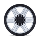 18X9 KMC KM551 OUTRUN MACHINED W/ GLOSS BLACK LIP 6X135