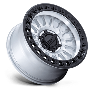 18X9 KMC KM552 IMS MACHINED W/ MATTE BLACK LIP 6X135