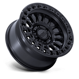 18X9 KMC KM552 IMS MATTE BLACK W/ GLOSS BLACK LIP 6X135