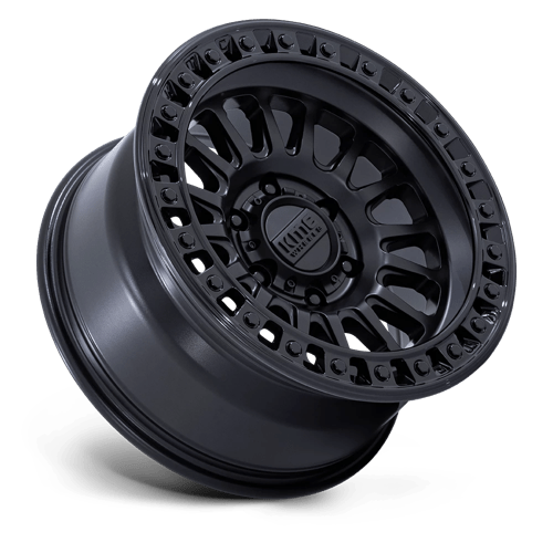 20X9 KMC KM552 IMS MATTE BLACK W/ GLOSS BLACK LIP 8X165.1
