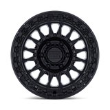 18X9 KMC KM552 IMS MATTE BLACK W/ GLOSS BLACK LIP 8X170