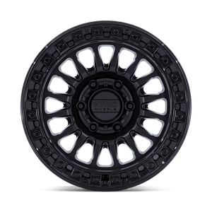 18X9 KMC KM552 IMS MATTE BLACK W/ GLOSS BLACK LIP 8X170