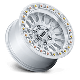 18X9 KMC KM552 IMS GLOSS SILVER W/ MACHINED FACE 6X120
