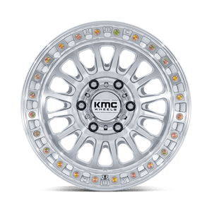 20X9 KMC KM552 IMS GLOSS SILVER W/ MACHINED FACE 6X139.7