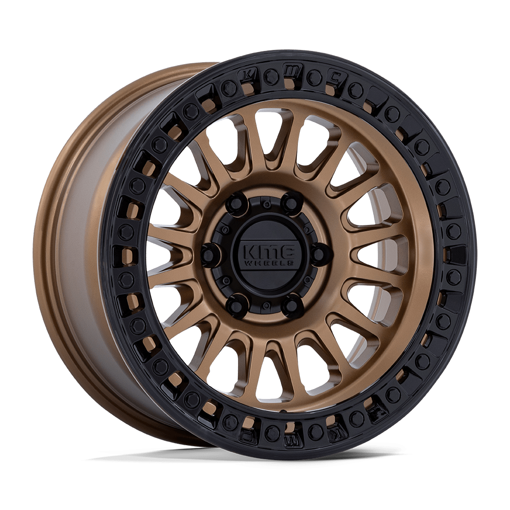 20X9 KMC KM552 IMS MATTE BRONZE W GLOSS BLACK LIP 6X135