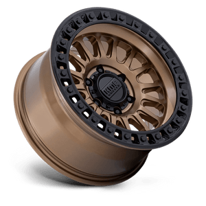 18X9 KMC KM552 IMS MATTE BRONZE W GLOSS BLACK LIP 8X165.1