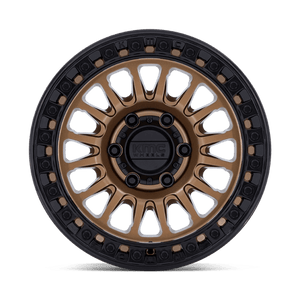 18X9 KMC KM552 IMS MATTE BRONZE W GLOSS BLACK LIP 6X135