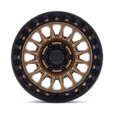 18X9 KMC KM552 IMS MATTE BRONZE W GLOSS BLACK LIP 8X165.1