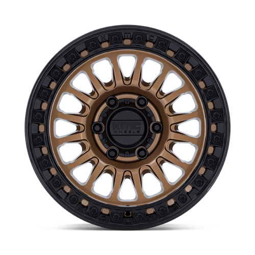 20X9 KMC KM552 IMS MATTE BRONZE W GLOSS BLACK LIP 6X135