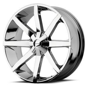 24X9.5 KMC KM651 SLIDE CHROME 5X115/5X120