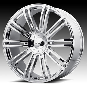 24X9.5 KMC KM677 D2 CHROME 5X115/5X139.7