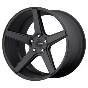 22X10.5 KMC KM685 DISTRICT SATIN BLACK 5X120