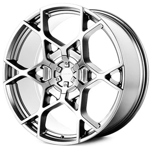 24X9.5 KMC KM695 CROSSHAIR CHROME 5X114.3/5X120
