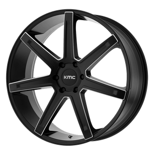 24X9.5 KMC KM700 REVERT SATIN BLACK MILLED 5X139.7
