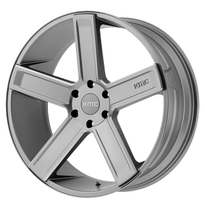 20X8.5 KMC KM702 DUECE SATIN GRAY MILLED 6X139.7