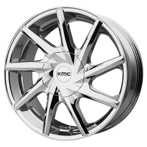 20X8.5 KMC KM705 BURST CHROME 6X132