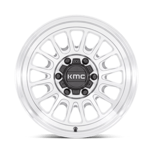 17X9 KMC KM724 IMPACT OL SILVER MACHINED 6X139.7