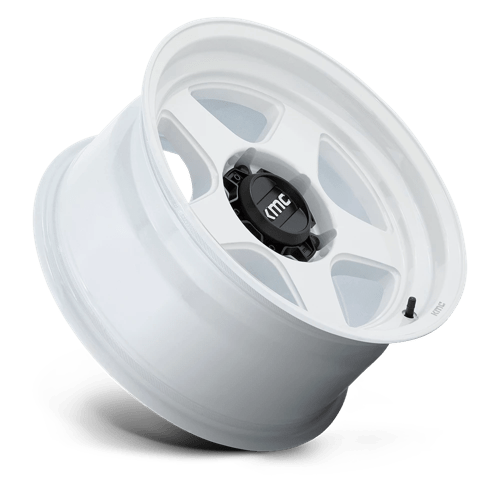 17X8.5 KMC KM728 LOBO GLOSS WHITE 6X139.7
