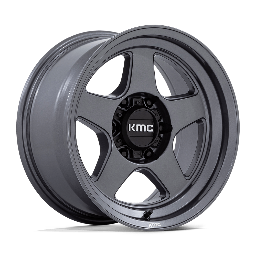 17X8.5 KMC KM728 LOBO MATTE ANTHRACITE 6X135