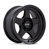 17X8.5 KMC KM728 LOBO MATTE BLACK 6X135