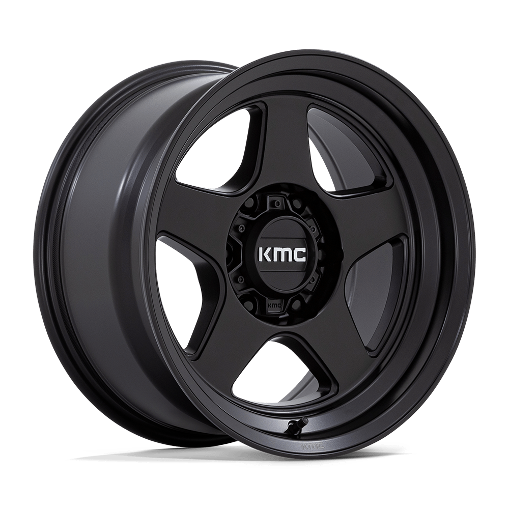17X8.5 KMC KM728 LOBO MATTE BLACK 6X120
