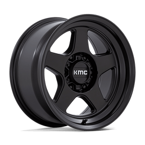 17X8.5 KMC KM728 LOBO MATTE BLACK 6X120