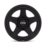17X8.5 KMC KM728 LOBO MATTE BLACK 6X120