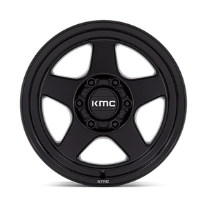 17X8.5 KMC KM728 LOBO MATTE BLACK 6X120