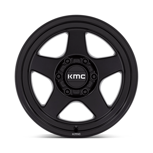 17X8.5 KMC KM728 LOBO MATTE BLACK 6X135
