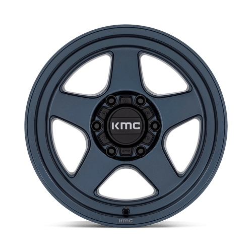 17X8.5 KMC KM728 LOBO METALLIC BLUE 6X135