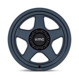17X8.5 KMC KM728 LOBO METALLIC BLUE 6X135