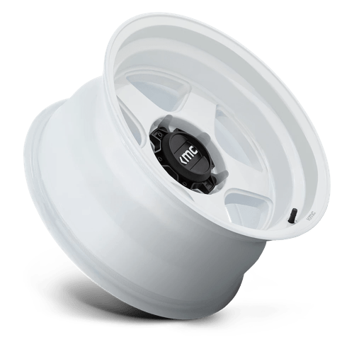 17X8.5 KMC KM728 LOBO GLOSS WHITE 6X139.7