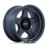 17X8.5 KMC KM728 LOBO METALLIC BLUE 6X114.3