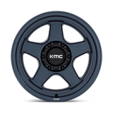 17X8.5 KMC KM728 LOBO METALLIC BLUE 6X114.3
